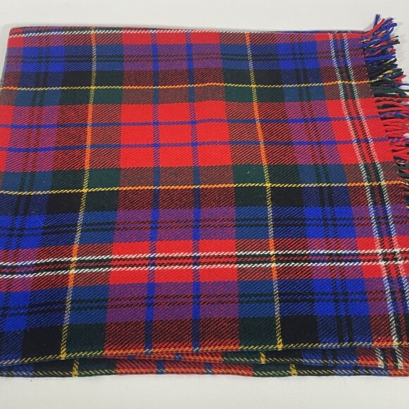 Monty Rug Alliance Textiles New Zealand 100% Wool "MacPHERSON" 56x52 Tartan Thro - Picture 4 of 4
